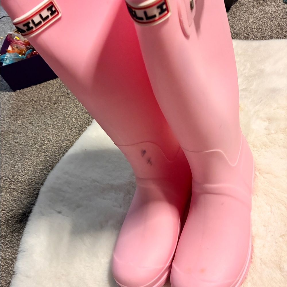 Pink Rain Boots